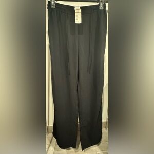 Joe B Women’s Wide Leg Black & White Joggers Size S New With Tags